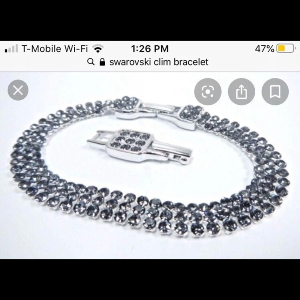 NWT Swarovski Clim Crystal Bracelet